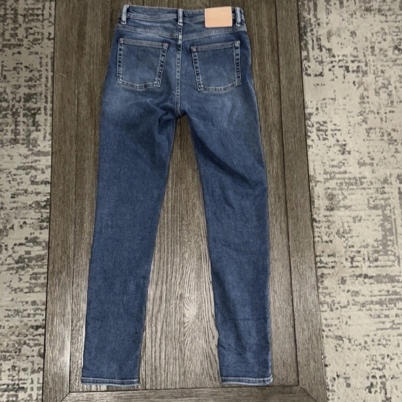 Acne Studio Peg Mid Blue Jeans - Picture 4 of 9